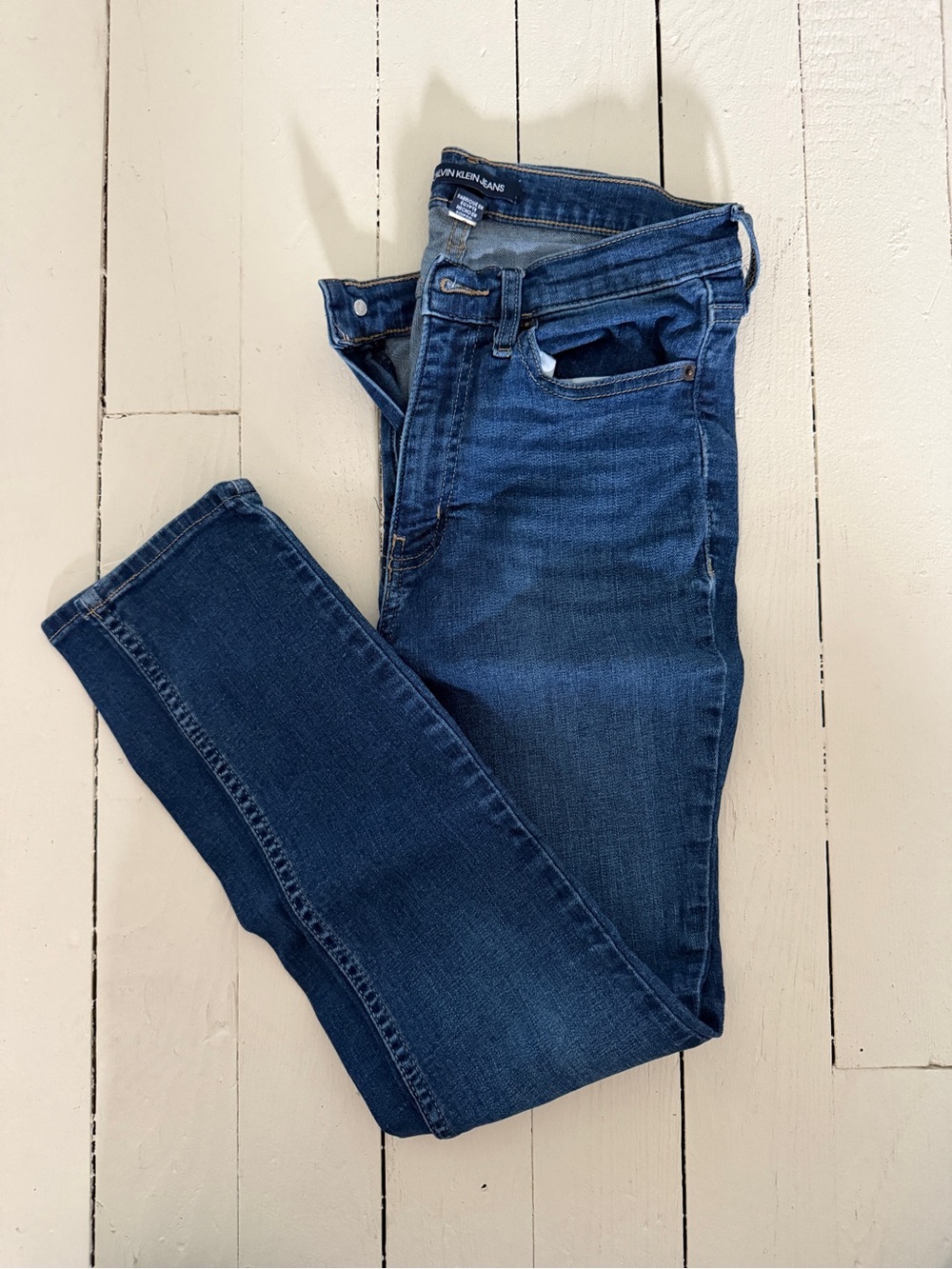 Calvin Klein Jeans Women's Skinny Indigo Stretch Denim